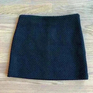 Mango Tweed Mini Skirt